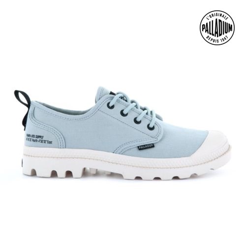 Chaussures Richelieu Palladium Pampa OX Heritage Supply Femme Bleu Clair | FR CNU934M